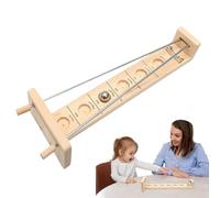 Gioco Cattura la Luna - Gioco Cattura la Luna | Gioco di rotolamento di palline di legno | Gioco di equilibrio Cattura la luna per adulti e bambini | Gioco di bilanciamento con palla rotolante Gioco C