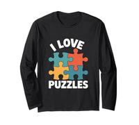 Gioco cerebrale I Love Puzzles Entusiast Maglia a Manica