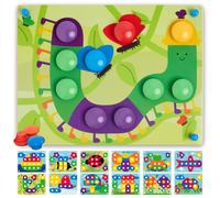 Gioco Chiodini Puzzle per Bambini di 2 Anni Puzzle Educativo in Legno per