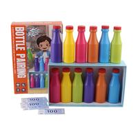 Gioco cieco di bottiglie - Giocattoli da tavolo interattivi genitore-bambino | PP/carta 14 cm bottiglia con ricompense | gioco di famiglia, feste per interni ed esterni gruppo