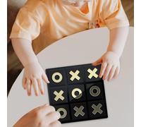 Gioco classico in acrilico Tic TAC Toe per bambini, soggiorno notturno in