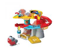 Clementoni Baby Fire Station, Pista Macchinine per Bambini 18+ Mesi, con 1 Macchinina Ribaltabile, Stimola Manualità e Curiosità, Gioco Prima Infanzia Made in Italy, Linea Play for Future, 17559