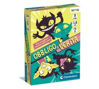 Clementoni - Obbligo o Verità, Mazzo di 40 Carte Illustrate, Party Game per Bambini 8+ Anni, 2-8 Giocatori, Idea Regalo, Made in Italy, Lingua Italiana, 16585