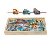 Gioco con asta magnetica, Gioco di magnetico 2 in 1 sicuro e innocuo, di per bambini Giocattoli da magnetici per bambini Regalo per