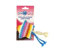 Gioco con erba gatta per gatti in tessuto PetUp Joy Stellina 8 cm - Giochi per gatti - 1° ORDINE? scegli lo sconto BZR5 / BZR20 + 200 punti fedeltà