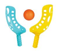 Gioco Con La Palla Scoop - Set Da Gioco Per Lanciare E Prendere La Palla Con Ļa Per Bambini, 2 Racchette E 1 Ṕalla Ṕer Giocare All'aperto | Mini Hockey Da Lancio Giocattolo Ďa Spiaggia É Campe