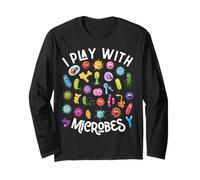 Gioco con microbi Microbiologia Divertente Maglia a Manica