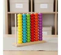 Gioco con Perline Colorate da Impilare Sviluppo Motorio Fine per Casa, Bambini