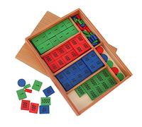 Gioco con Timbri per Bambini in Legno Giocattolo Matematico Colorato per Bambini per Lo Sviluppo della Logica per di età Superiore a 36 Mesi Imparare Mentre Si Gioca