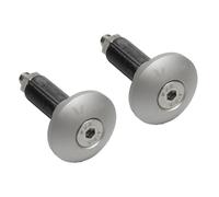 Gioco Contrappesi Manubrio V Parts-Finos Argento Per Moto Ricambi Ciclomotore