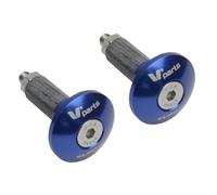 Gioco Contrappesi Manubrio V Parts-Finos Blu Per Moto Ricambi Accessori