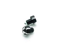 Gioco Contrappesi Manubrio V Parts Spark Ø18Mm Nero/Argento Per Moto Ricambi
