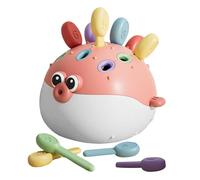 Gioco coordinato, giocattolo educativo per il riconoscimento dei colori, 14 x 13,5 x 12,5 cm, puzzle educativo per imparare a forma carina, costruttore di abilità motorie per bambini da 1 a 3 anni