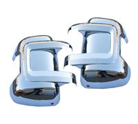 Gioco Coppia Coperture Cromate Specchio Retrovisore Citroen Jumper Braccio Corto