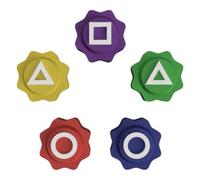 Gioco coreano - Classico coordinazione occhio-mano gioco con 5 pietre colorate, unisex, multicolore, gioco popolare tradizionale per tutte le età (60+), espediente interattivo per bambini e adulti