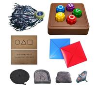 Gioco Coreano Gonggi Gonggi Set Di Giochi Popolari Korean Gong Gi Tradizionale Gioco Di Pesca In Pietra Divertenti Giochi Tradizionali Coreani Come Jebi Chagi, Ddakji, Perfetto Per Viaggi In Famiglia