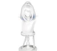 Gioco Cosplay Parrucche Per Mualani Lungo Argento Bianco Parrucca Per Le Donne Ad Alta Temperatura Capelli Di Seta Per Il Partito Cos Natale Halloween