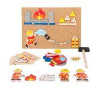Gioco creativo da martellare Vigili del Fuoco small foot