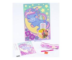 Gioco creativo Nice 90031 DIAMANTINY Quadro mosaico 3D Unicorn Assorti