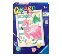 Gioco creativo Ravensburger 28929 CREART Fenicottero, per stimolare la