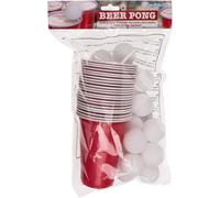 Gioco Da Bere/Beer Pong / 15 Palline E 22 Bicchieri Da 550 Ml/Materiale: Plastic
