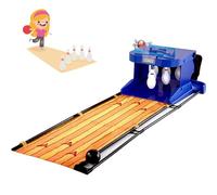 Gioco da bowling elettronico pieghevole, set for bambini, console domestica con tabellone segnapunti LED con ripristino automatico, effetti sonori, for bambini e adulti interattivo(2m/6ft)