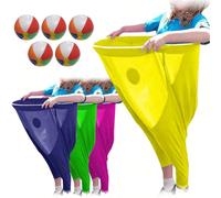 Gioco da esterno "Mutande della nonna", Gioco da cortile definitivo delle mutande della nonna con palline rimbalzanti, Gioco da lancio gigante per attività ricreative all'aperto, Gioco di staffetta pe