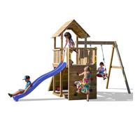 Gioco da giardino Carol 3 con scivolo e altalena 310x460xh282 cm