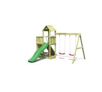 Gioco da giardino Floppi con scivolo e altalene 379x396xh262 cm