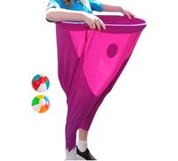 Gioco Da Giardino "Granny Pants", Corsa Con I s-acchi, Gioco Dei Pantaloni Elastici Giganti Con 2 Palline Rimbalzanti, Tessuto Traspirante In Poliestere E PVC, Per Staffetta All'aperto Per Bambini