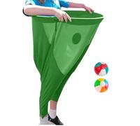 Gioco Da Giardino "Granny Pants", Corsa Con I s-acchi, Gioco Dei Pantaloni Elastici Giganti Con 2 Palline Rimbalzanti, Tessuto Traspirante In Poliestere E PVC, Per Staffetta All'aperto Per Bambini