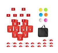 Gioco da golf all'aperto - Giochi da golf | Set da allenamento con 9 fori per pratica sportiva divertimento in famiglia a casa per genitori e figli