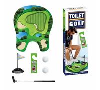Gioco da Golf da Bagno, Mini Set Golf Scherzo, Golf Toilet Game, Regalo per Papa, Marito, Fidanzato per Natale e Giorno del Padre