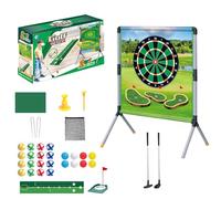 Gioco da golf di avvicinamento | Set di mat da golf per chip shot, giocattoli sportivi con palline e tee, attività all'aperto per bambini Famiglia festa spiaggia campeggio
