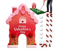 Gioco da golf di - Mini giocattolo natalizio per la famiglia con bastoni - Mini Golf Game Set - per casa, riunioni e carnevale