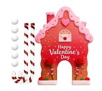 Gioco da Golf Ginger House | Mini giocattolo di famiglia di Natale con bastoni da passeggio, set di mini golf natalizio - per feste a casa