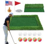 Gioco da golf in piscina, set da gioco galleggiante per mettere il tappeto erboso, tappetino da colpire per migliorare le abilità, attività di allenamento per adulti per piscina all'aperto sul cortile
