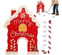 Gioco da golf per bambini - Giudizio di golf invernale con casa di 35 x 24 cm, divertente creativo, interattivo di allenamento natalizio | Set di intrattenimento stagionale coppia