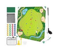 Gioco da golf per cortile, tappetino da colpire, palline, pratiche di | Gioco di pratica da golf, da mettere in cortile per gioco interattivo, tappetino da colpire con palline e configurazione di