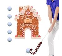 Gioco da golf per la famiglia da mettere - Set da golf per interni ed esterni per bambini e adulti con bastoncini di bastone | Giochi natalizi per casa, ufficio, cortile, festa la P