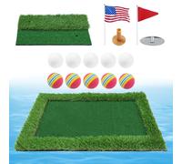 Gioco da golf per piscina - Set di bianchi per colpi corti, tappetino per attività di allenamento e miglioramento delle abilità