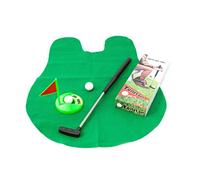 GIOCO da GOLF per TOILETTE set da 6 pezzi mazza da golf regalo scherzo