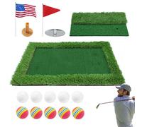 Gioco da golf | Set da gioco da golf | Pratica colpire tappetino per competizione, attività di allenamento per migliorare le abilità