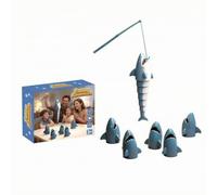 Gioco da Pesca per Bambini Gioco da Tavolo Pesca Magnetica Set Canna Pesce Bocche Aperte Dentellate Presa Abile Ruota Penitenze in Plastica Adatto per Attività di Gruppo Interno
