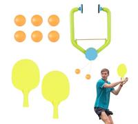 Gioco da Ping-Pong da Porta, Set da Allenamento per Ping-Pong Sospeso, Gioco Regolabile Pingpong Trainer Allenatore di Appeso Regolabile per Interni per Bambini Adulti