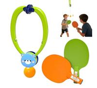 Gioco da porta da porta da porta 2026, regolabile, per allenamento da ping pong, da appendere, set portatile per bambini, per sport al chiuso, per praticare colpi di tiro (verde, 1 palla)