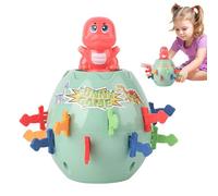 Gioco da tavolo a forma di dinosauro, per bambini, giocattolo interattivo educativo e duraturo, ideale per compleanni, feste, giochi di famiglia in interni ed esterni