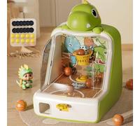 Gioco da tavolo a forma di dinosauro, sparatutto arcade elettronico con display del punteggio, macchina sportiva a forma di dinosauro, mini palline e monete, giocattolo (Dinosaurs,Rechargeable)