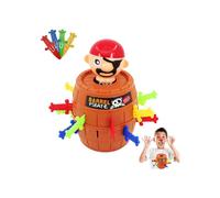 Gioco da tavolo a tema pirati per 2-4 giocatori, in plastica atossica, divertente gioco per tutta la famiglia, adatto a bambini dai 4 anni i