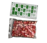 Gioco da tavolo Bingo 48 carte numeriche Bingo per grandi gruppi di feste e